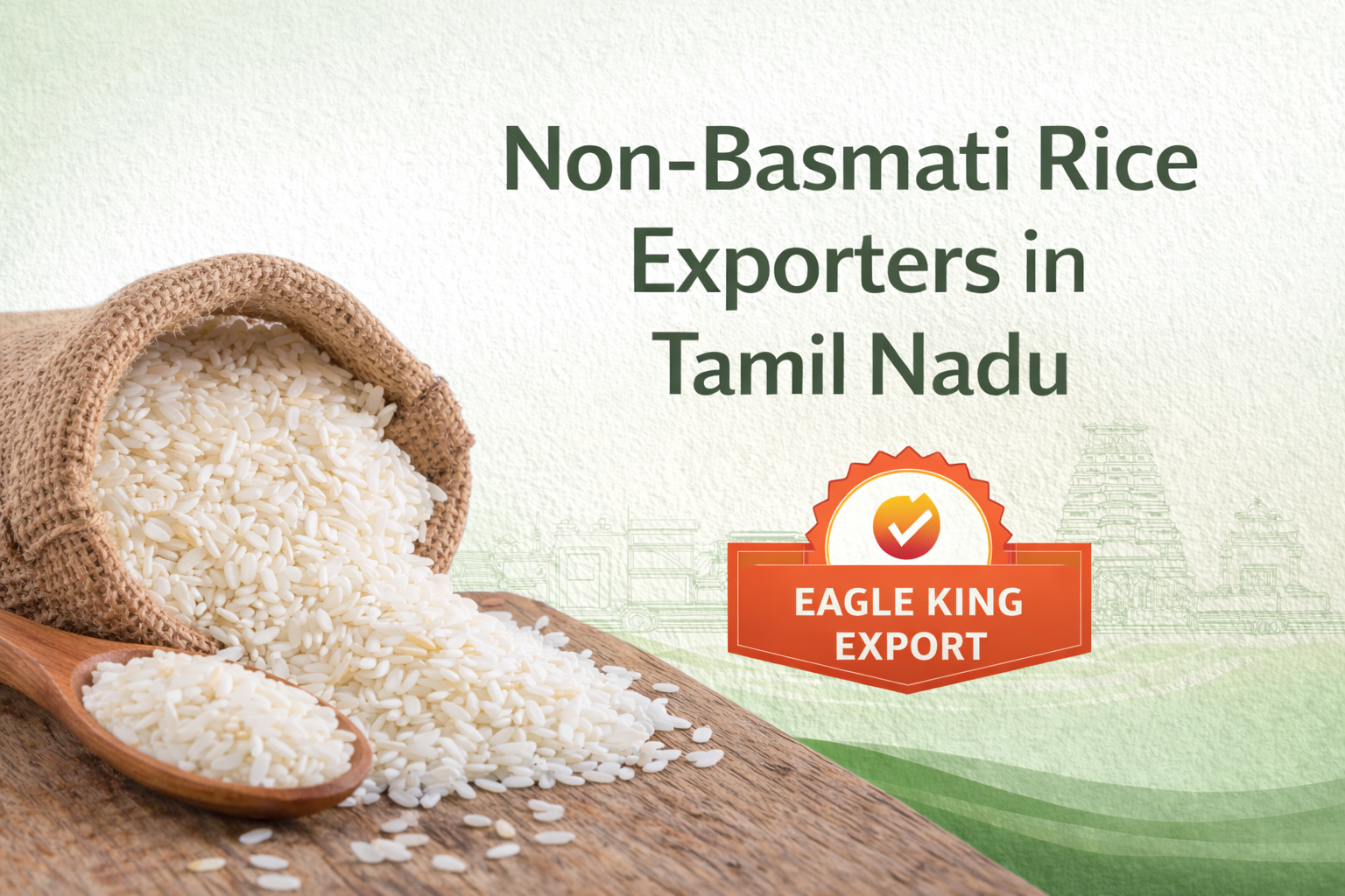 Non-Basmati Rice Exporters in Tamil Nadu – Eagle King Export
