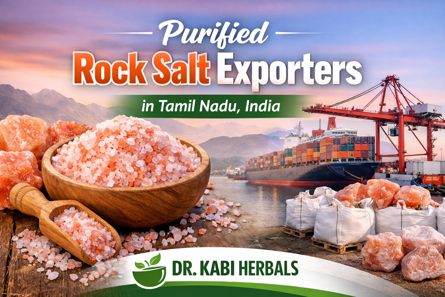 Purified Rock Salt Exporters in Tamil Nadu, India
