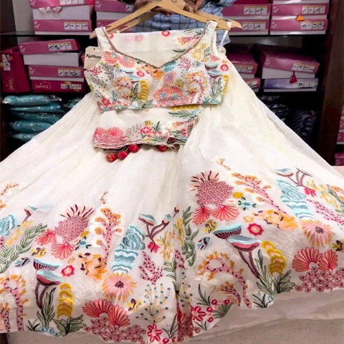 Embroidered Lehenga Choli