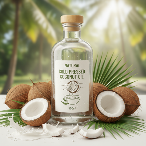 Cold pressed coconutÂ oil