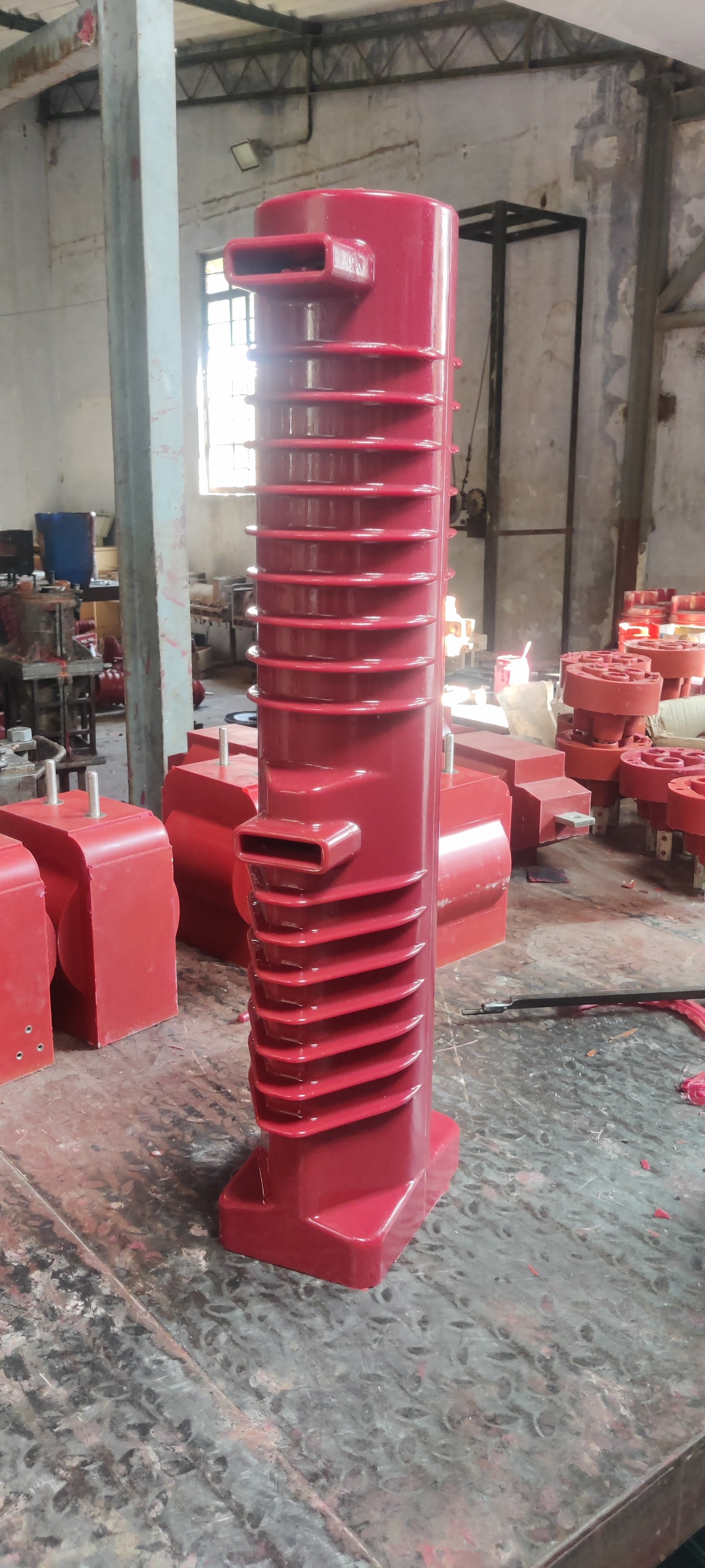 Epoxy part sample 12kv housing mold