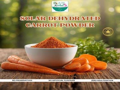 Solar dehydrated Carrot Powder