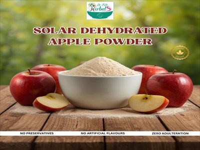 Solar Dehydrated Apple Powder
