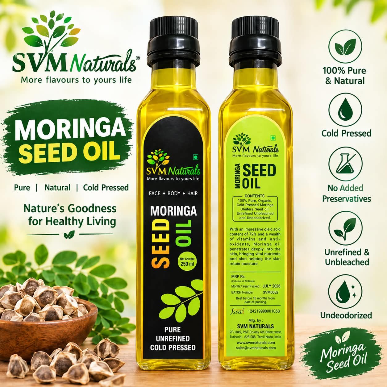 Moringa Seed Oil